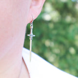 Sword earrings