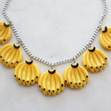 Bananas statement necklace