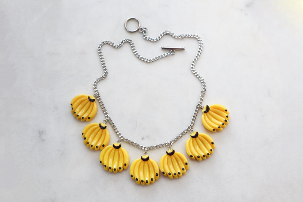 Bananas statement necklace