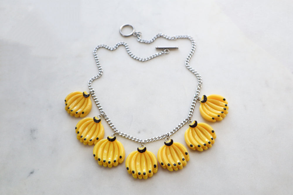 Bananas statement necklace