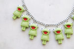 Frogs statement necklace