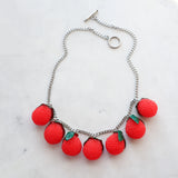 Lychee statement necklace