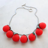 Lychee statement necklace