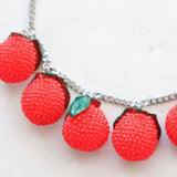 Lychee statement necklace