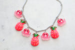 Pink statement necklace