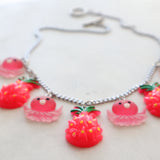 Pink statement necklace