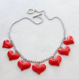 Love story statement necklace