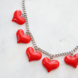 Love story statement necklace