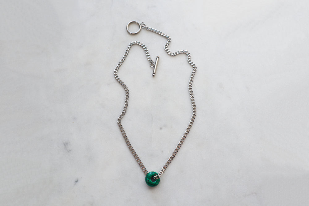 Malachite necklace