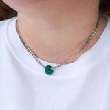 Malachite necklace
