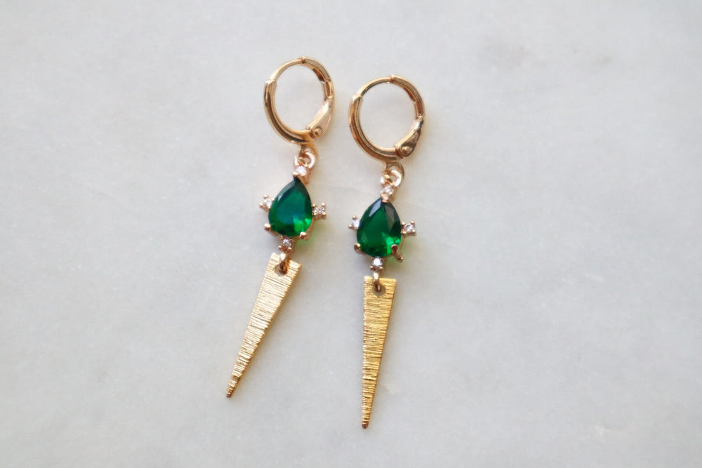 Shiny bug earrings