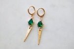 Shiny bug earrings