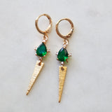 Shiny bug earrings