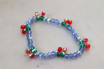 Cherry glass bracelet