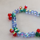 Cherry glass bracelet