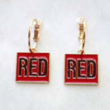 RED earrings