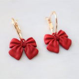 Red bow hoops