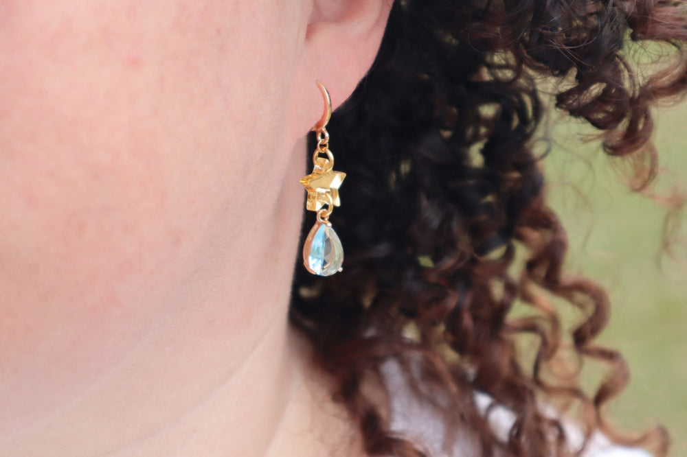 Champagne bubble earrings