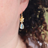 Champagne bubble earrings