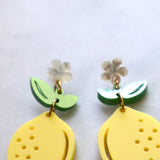 Lemon earrings