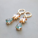 Champagne bubble earrings
