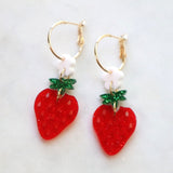 Strawberry earrings