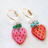 Strawberry earrings