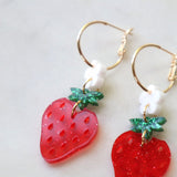 Strawberry earrings