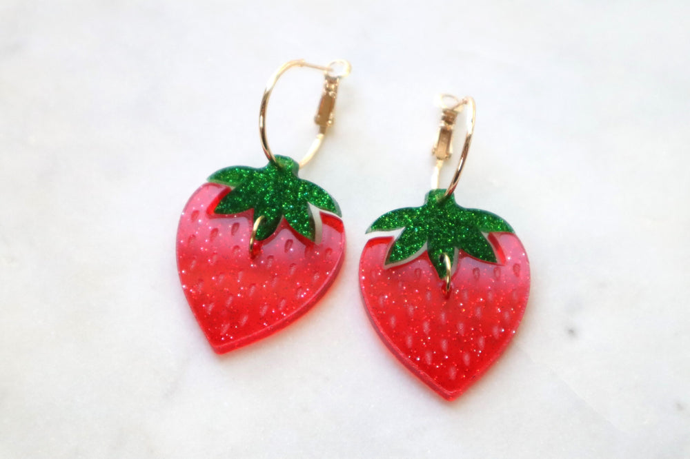 Strawberry hoops