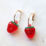 Strawberry earrings