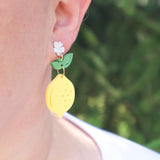 Lemon earrings