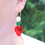 Strawberry earrings