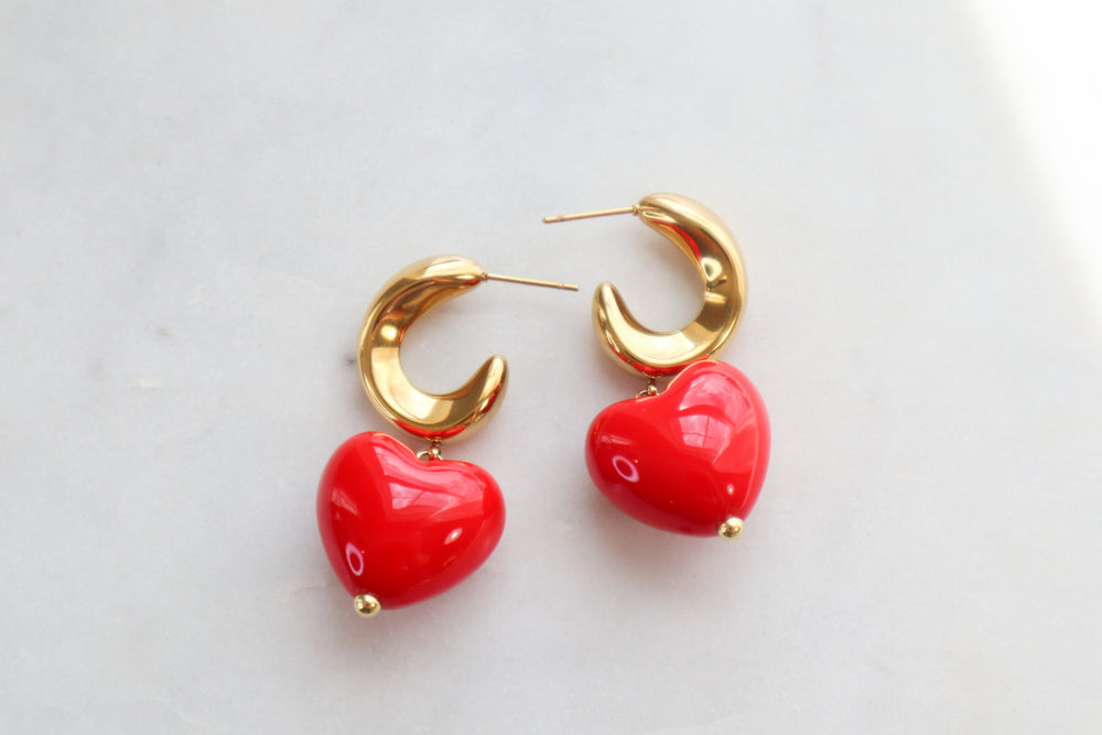 Heartbeat earrings – Hadas Kaplan