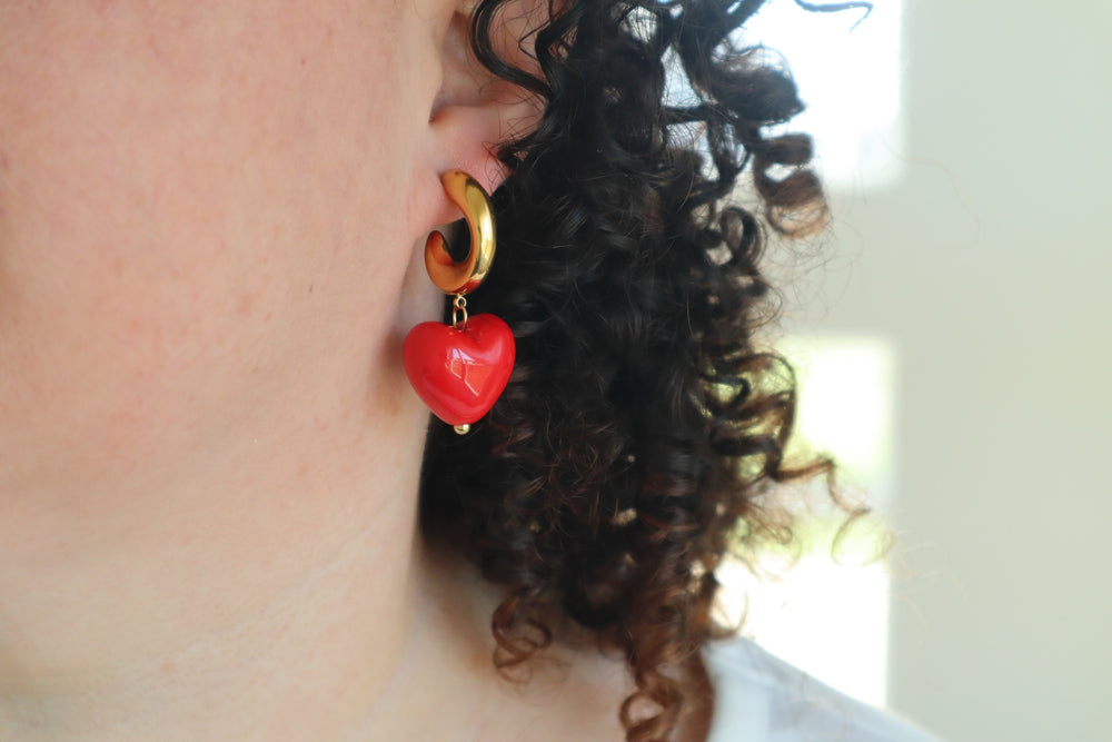 Heartbeat earrings – Hadas Kaplan