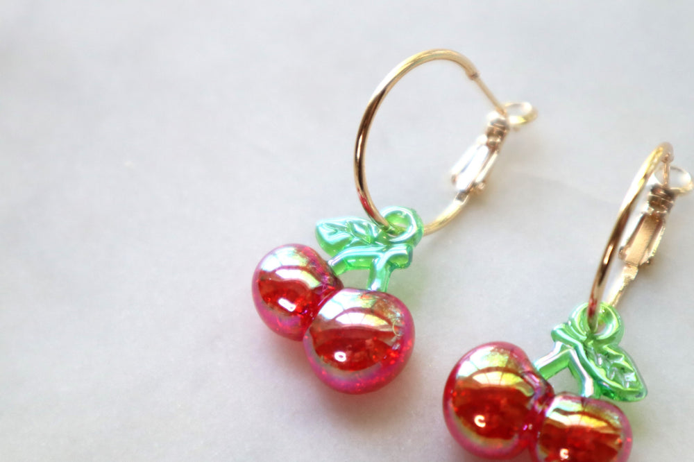 Cherry earrings