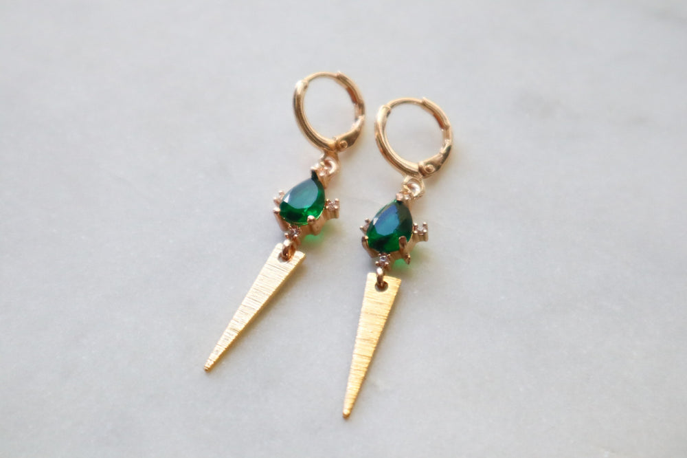 Shiny bug earrings