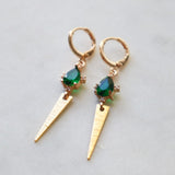 Shiny bug earrings