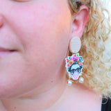 Feminist statement earrings