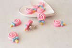 Popsicle clip-on earrings for kids