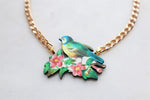 Bird statement necklace