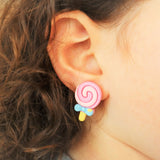Popsicle clip-on earrings for kids