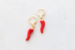 Hot pepper earrings