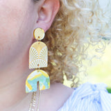 Sunshine statement earrings