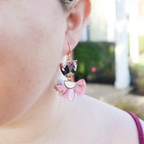 Fall-inspired flower earrings