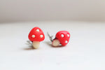 Mushroom clip-on earrings for kids