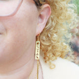 Egyptian long earrings