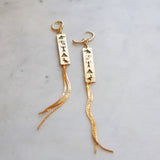 Egyptian long earrings