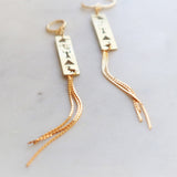 Egyptian long earrings