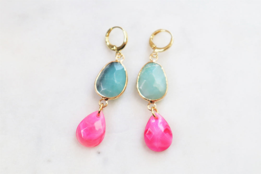 Amazonite earrings