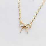 Bow necklace
